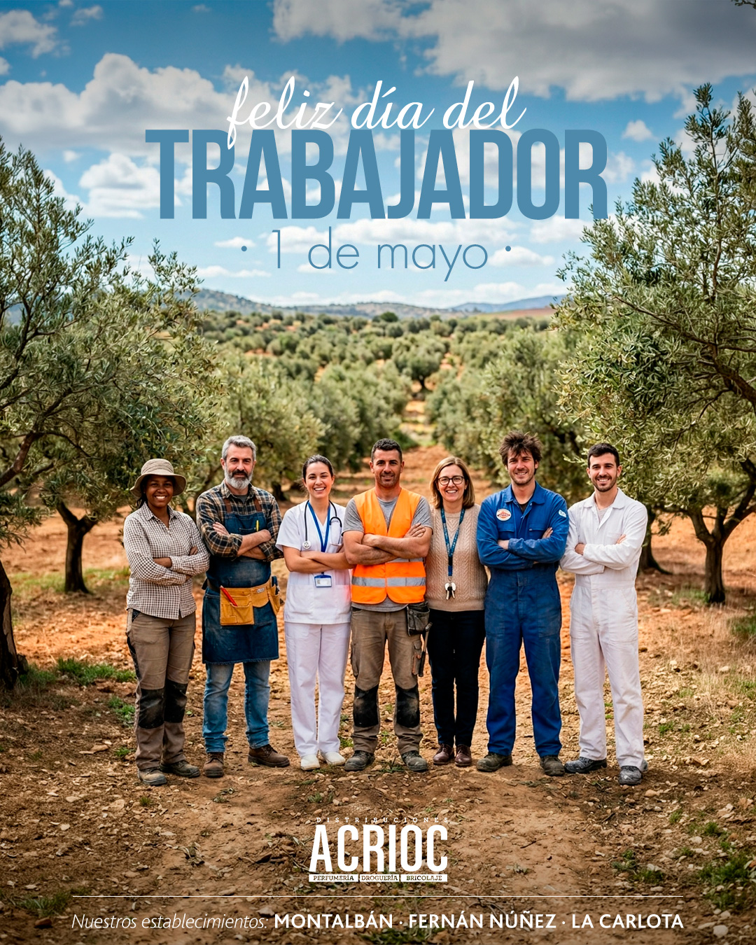 Feliz día del trabajador · 1 de mayo