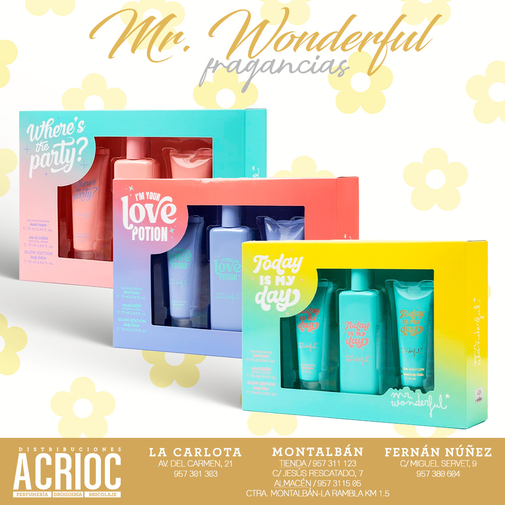 Fragancias Mr. Wonderful