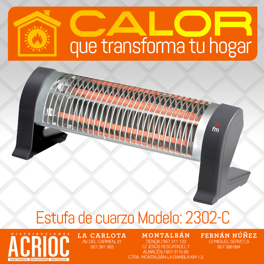 Estufa de cuarzo 2302-C