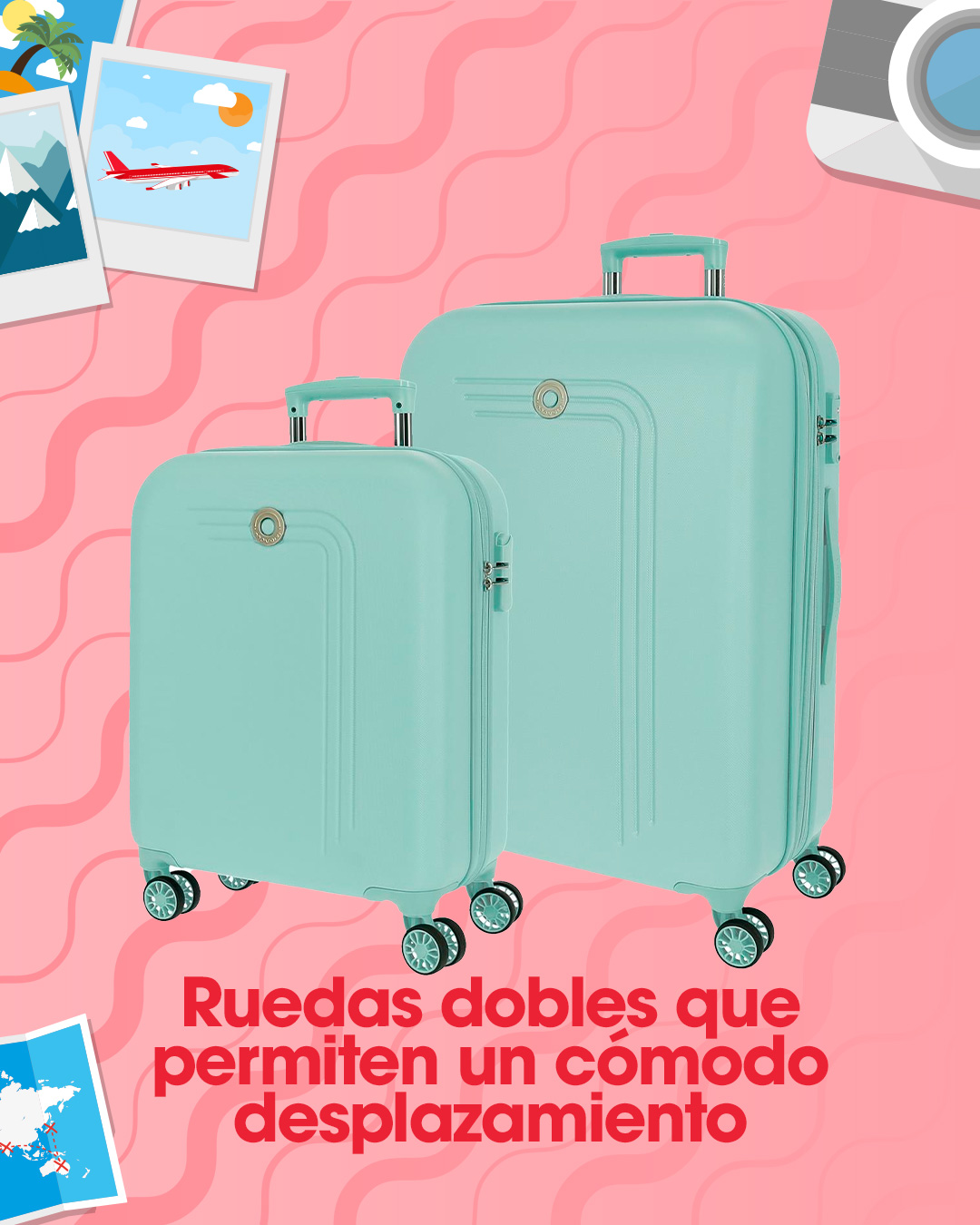 Gran variedad en maletas