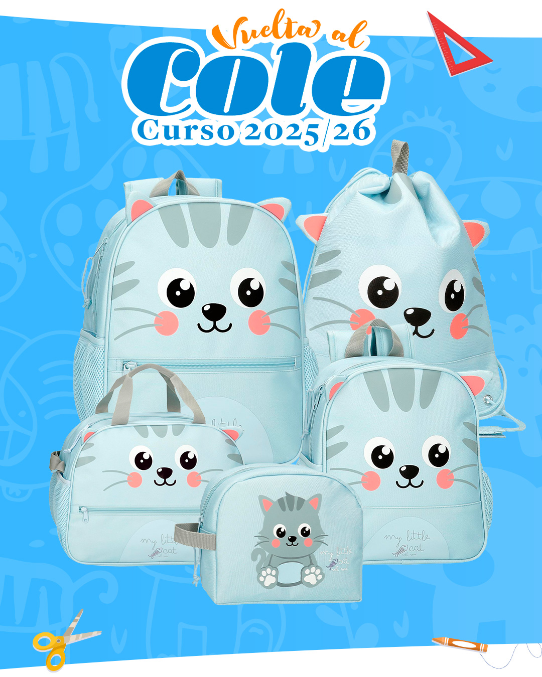 Conjunto Little Cat - Roll Road