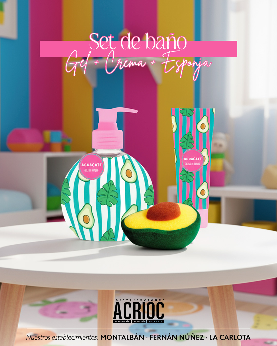 Set de baño - Aguacate