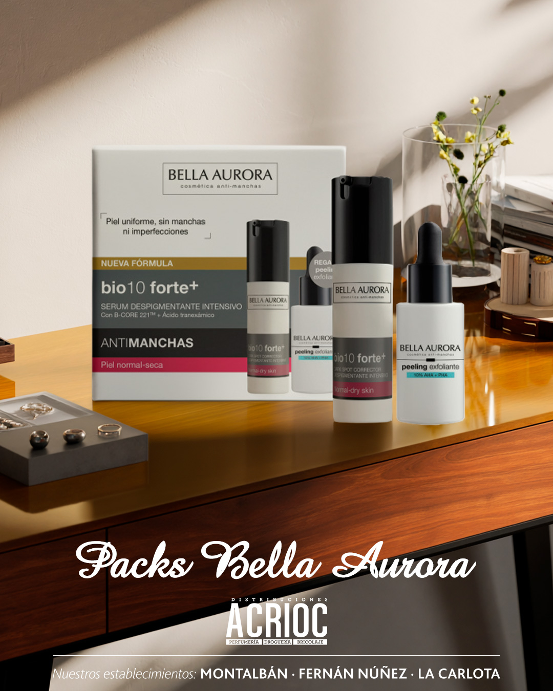 Pack Bio 10 Forte + Antimanchas - Bella Aurora