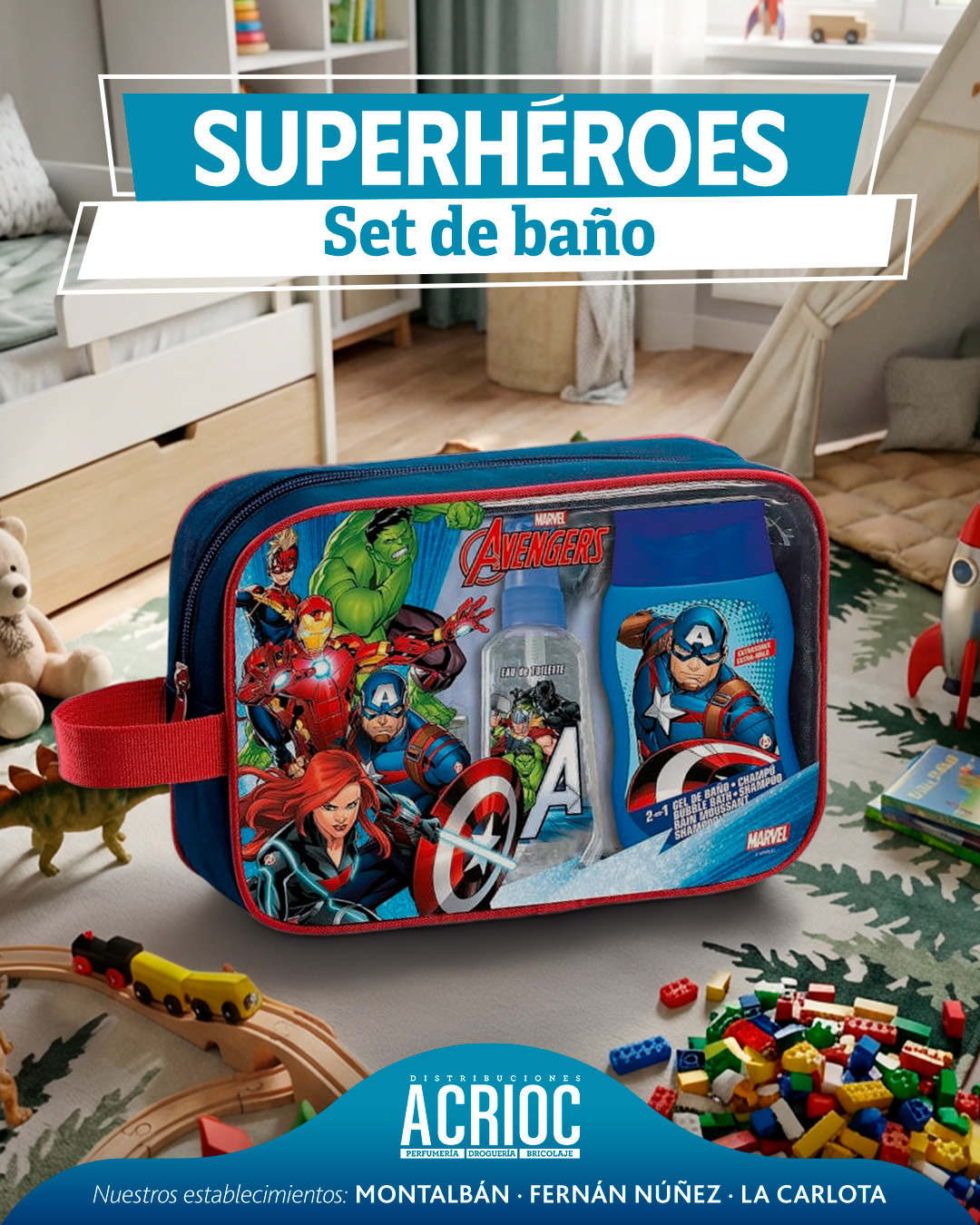 Set de baño Avengers