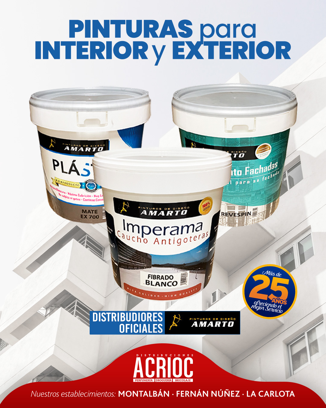 Pinturas Jotun y Amarto