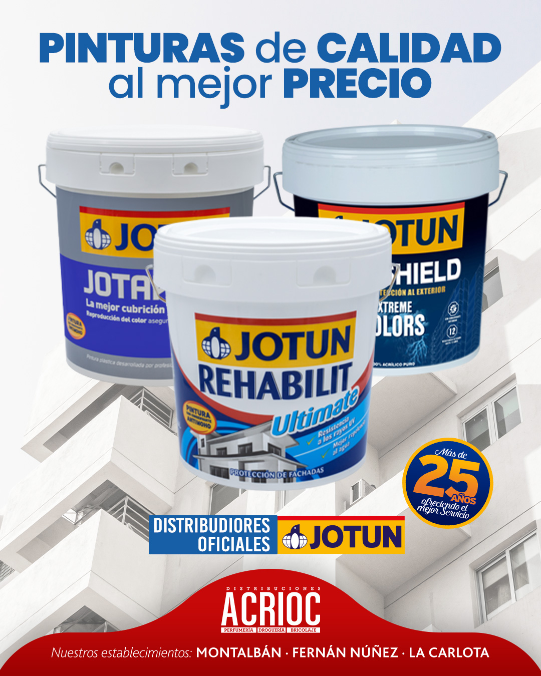 Pinturas Jotun y Amarto