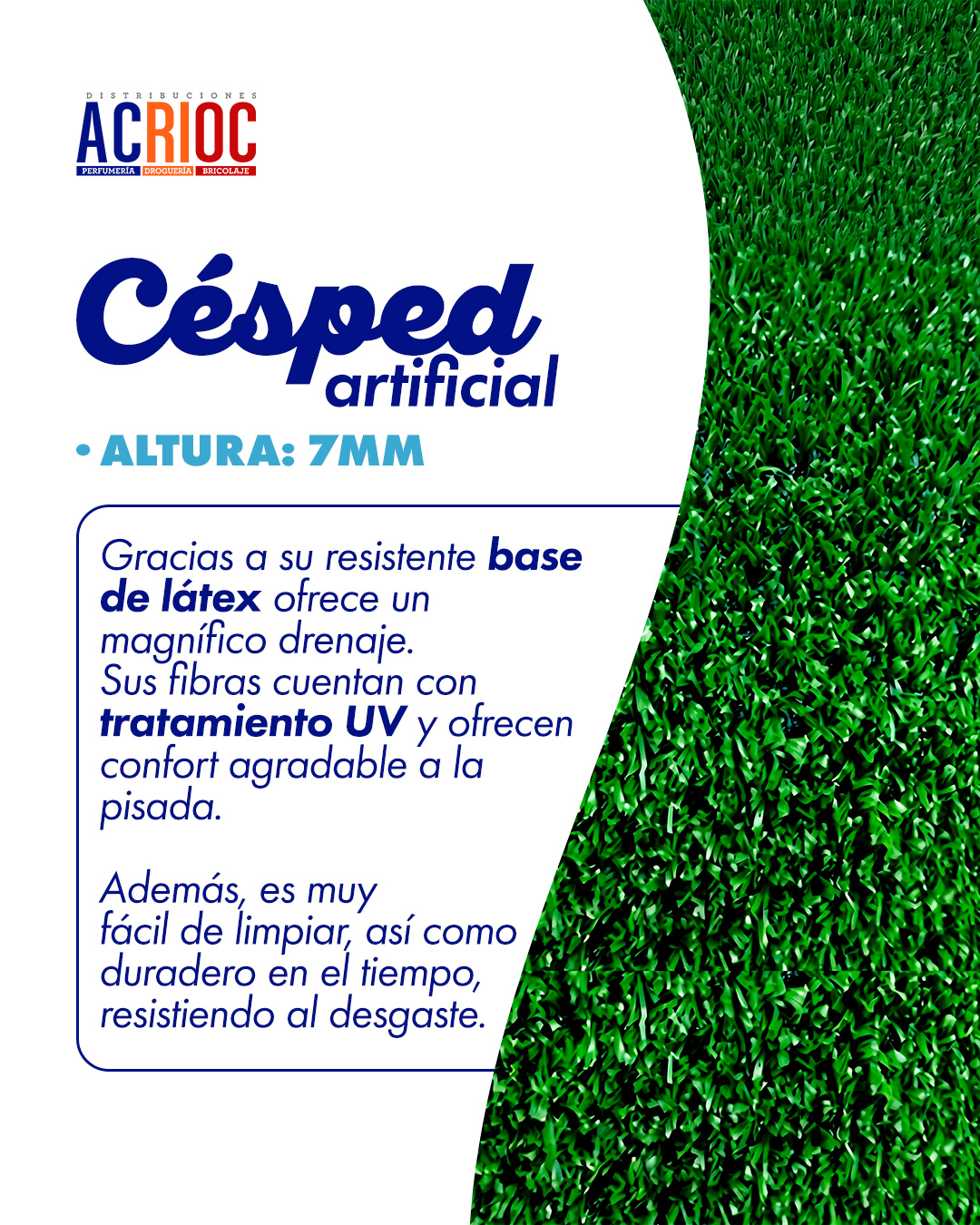 Césped artificial · 7mm
