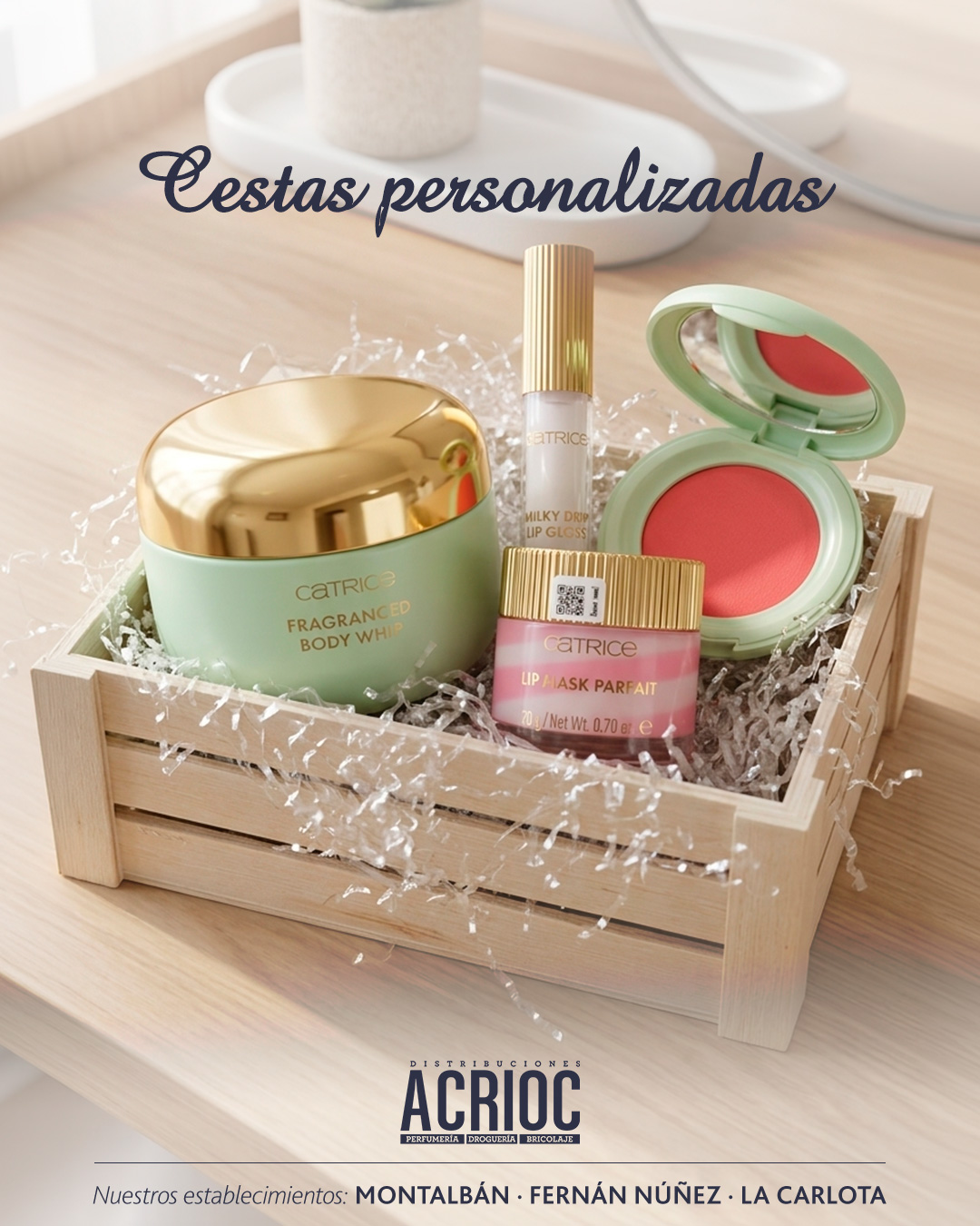 Cestas personalizadas · CATRICE