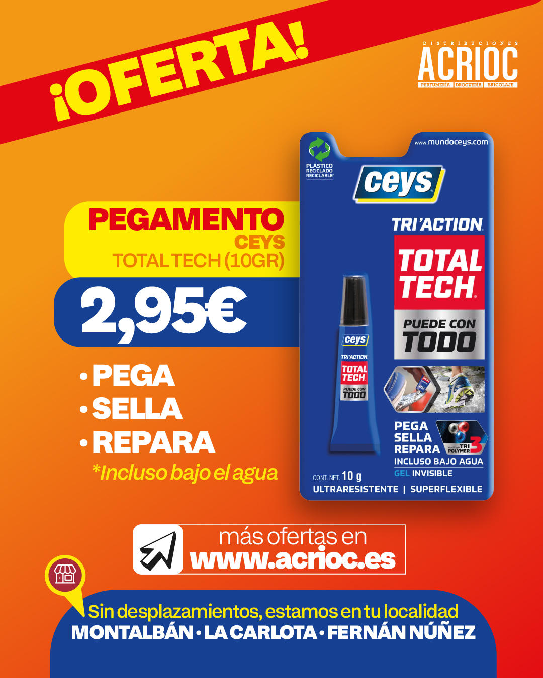 OFERTA · Pegamento CEYS Total