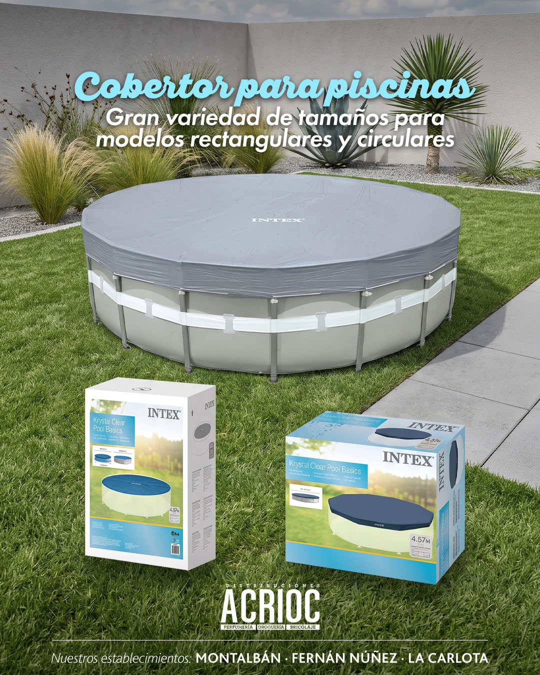 Protege tu piscina y tus muebles de jardín este otoño