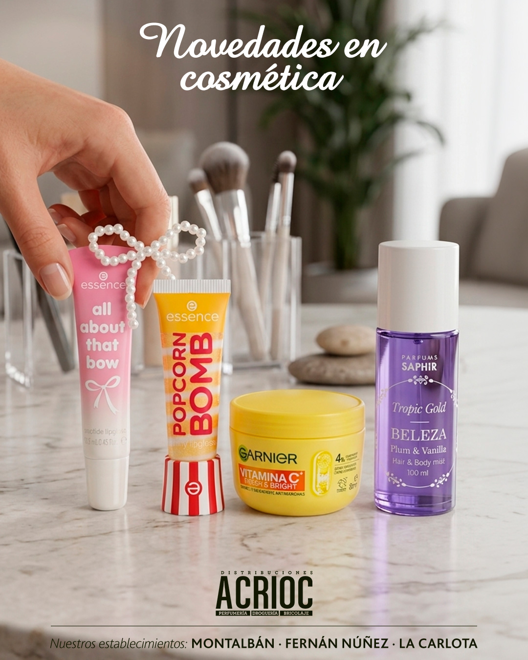 Novedades en cosmética · Acrioc