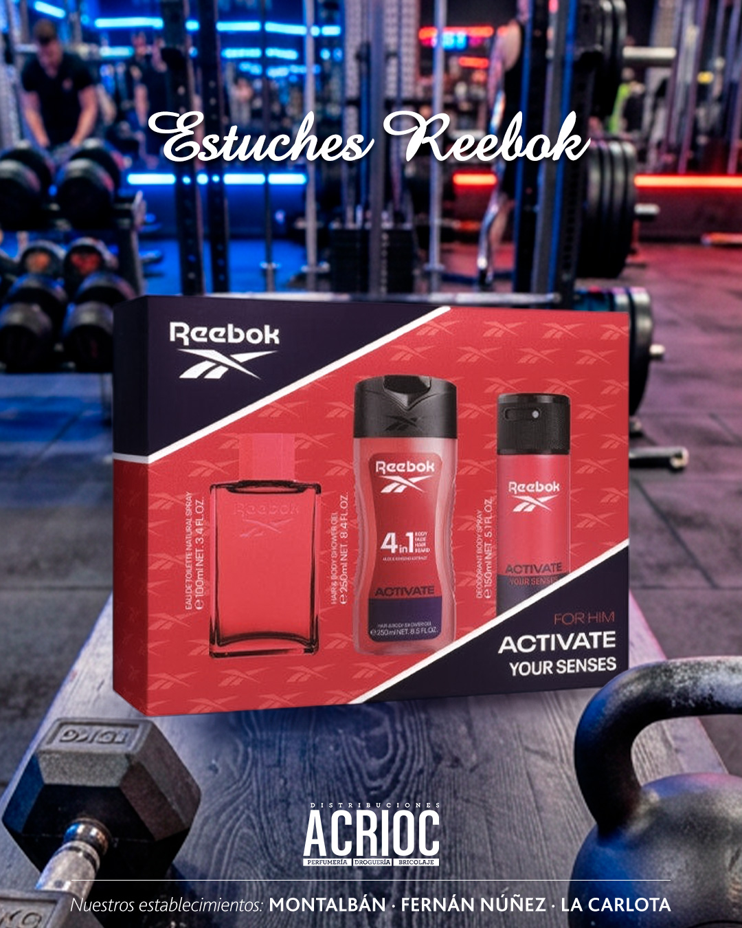 Estuche Reebok · Activate