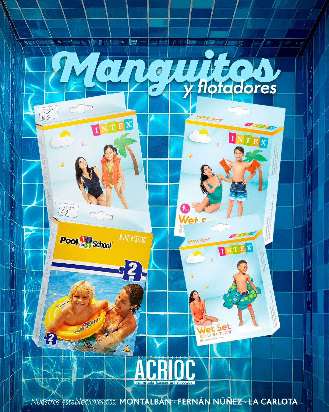 Manguitos y flotadores infantiles INTEX