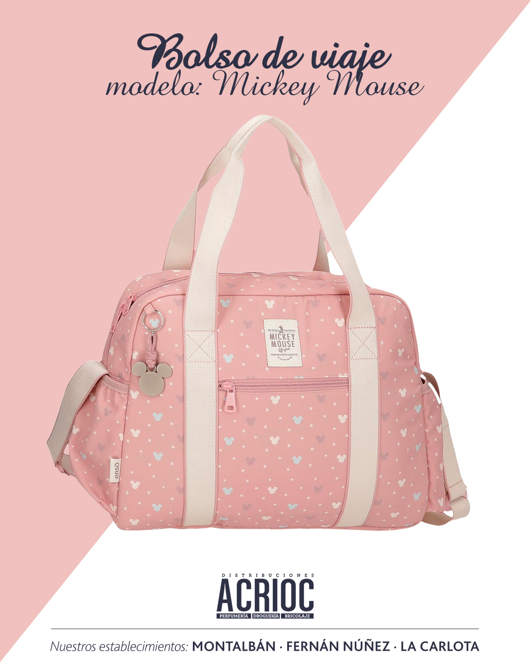 Bolso de viaje · Luma Mickey Mouse