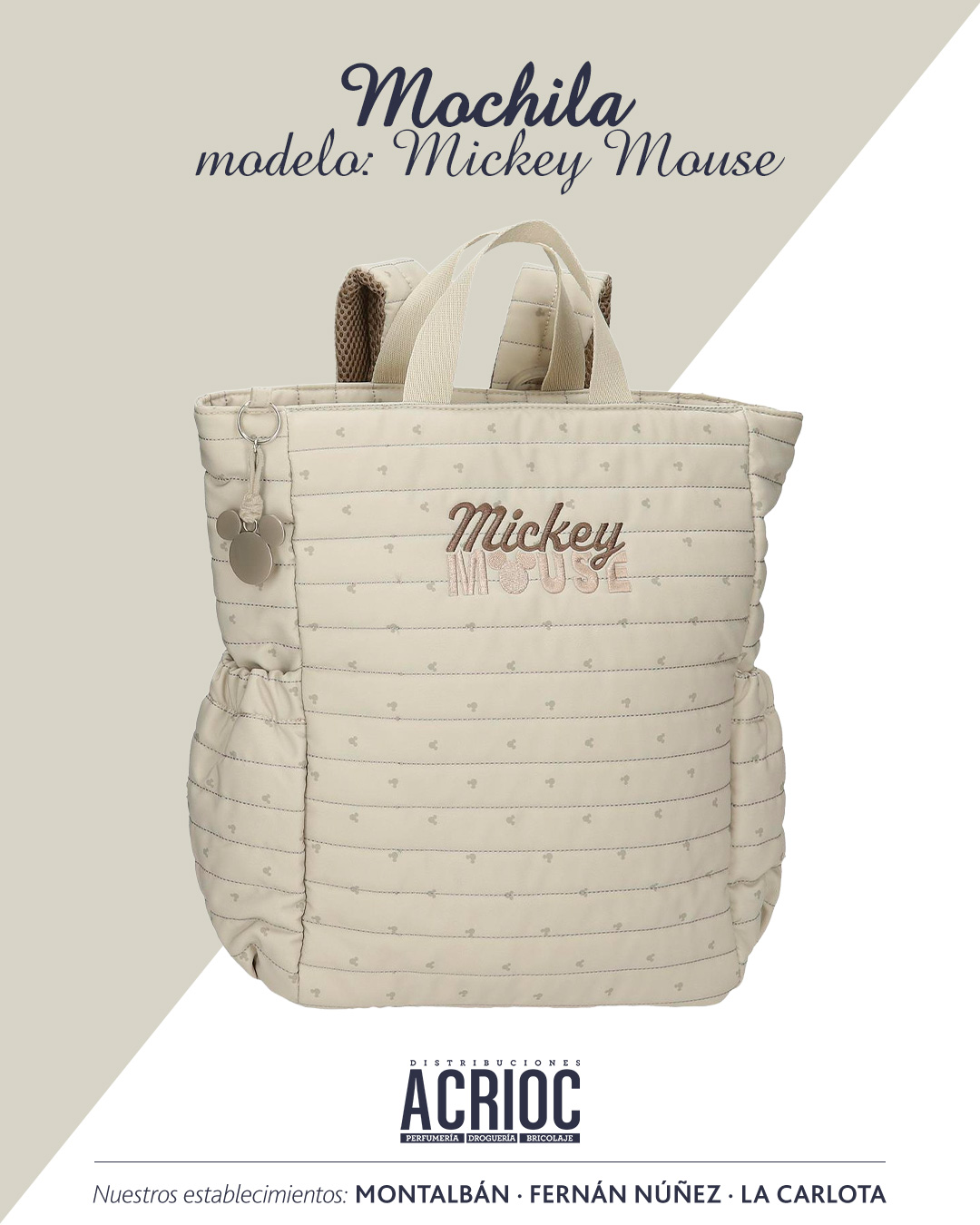 Mochila · Duna Mickey Mouse