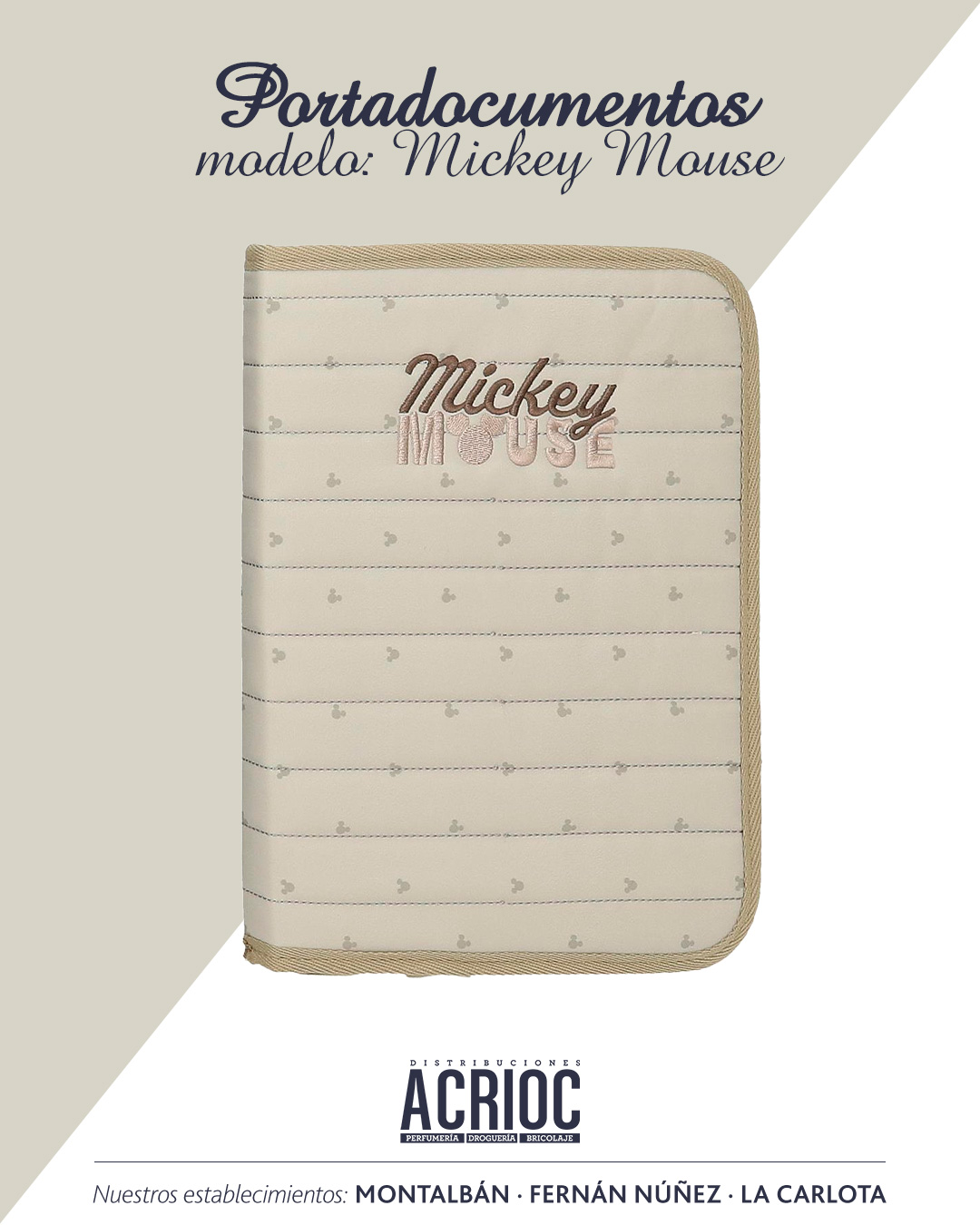 Portadocumentos · Duna Mickey Mouse