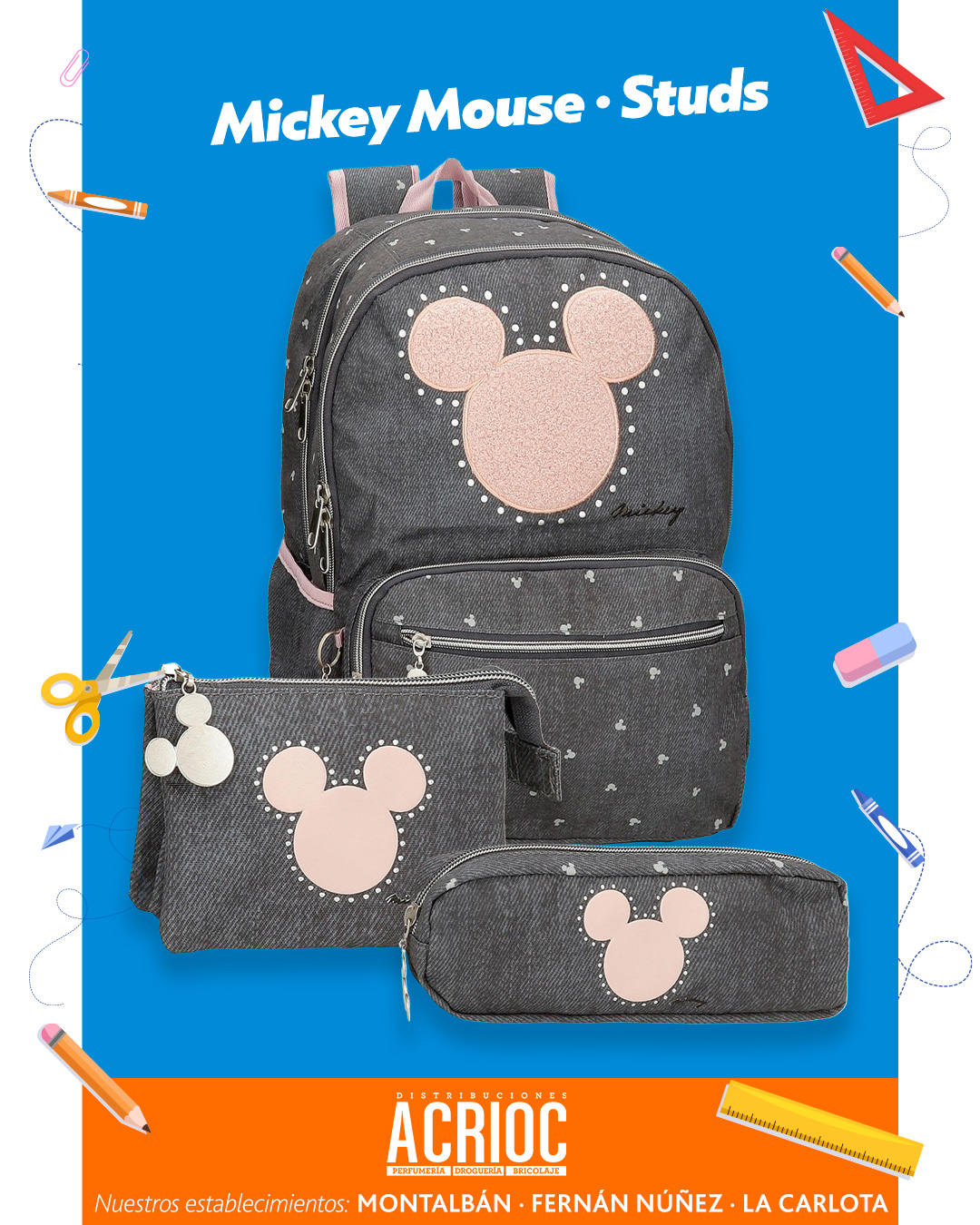 Conjunto Mickey Mouse · Studs