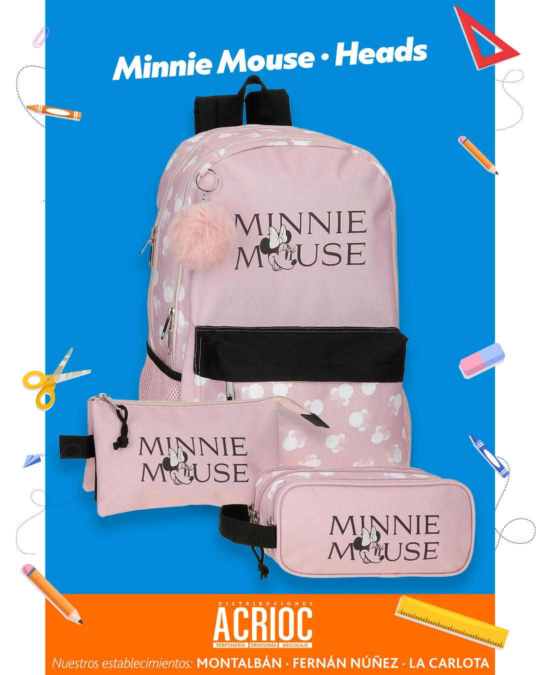 Conjunto Minnie Mouse · Heads