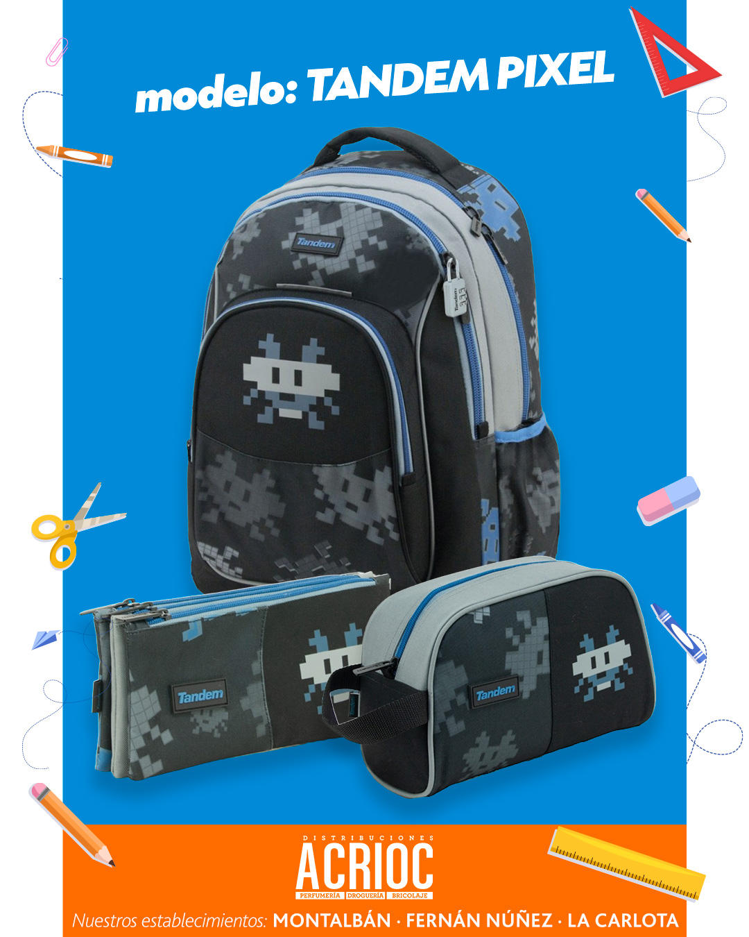 Conjunto Tandem · Pixel