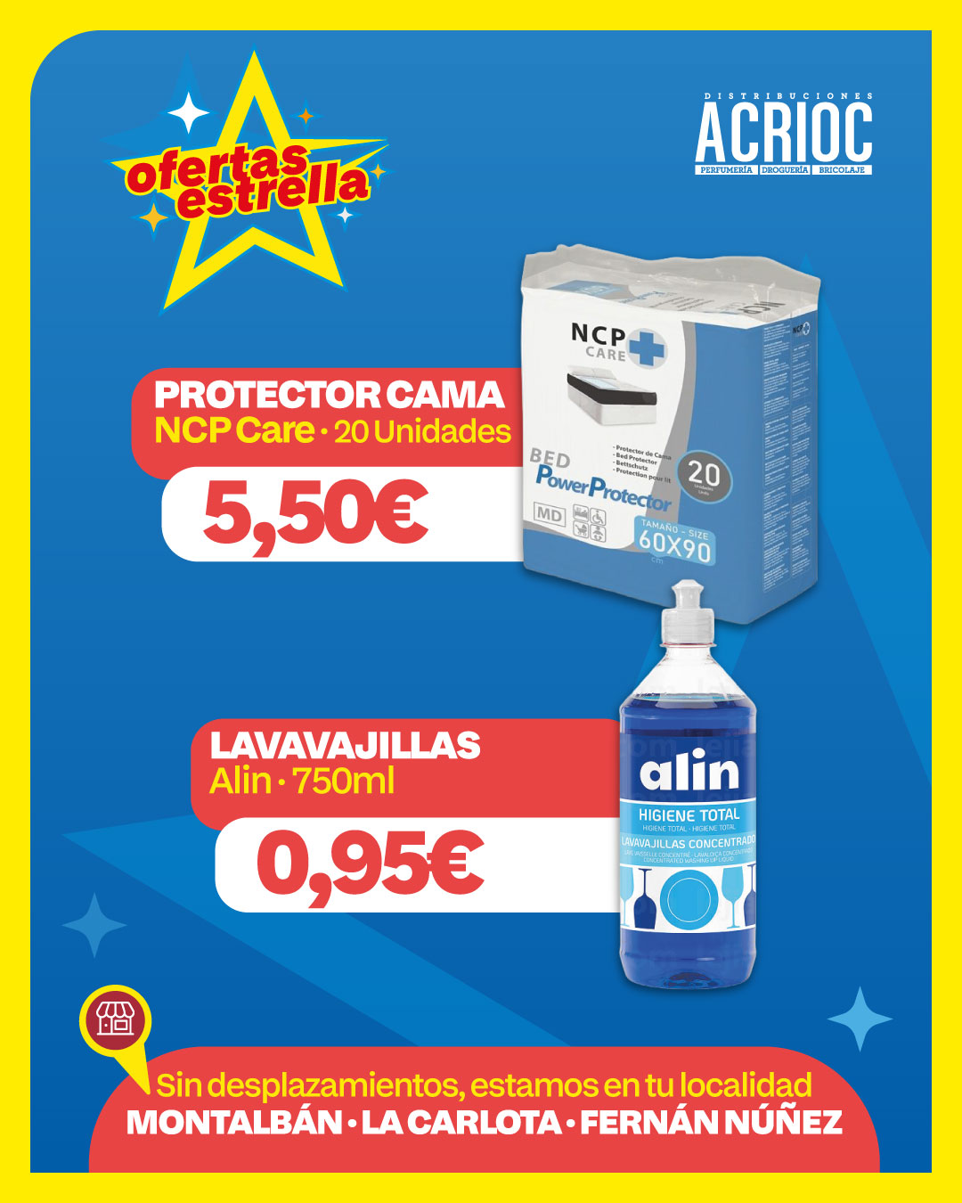 Ofertas estrella en ACRIOC