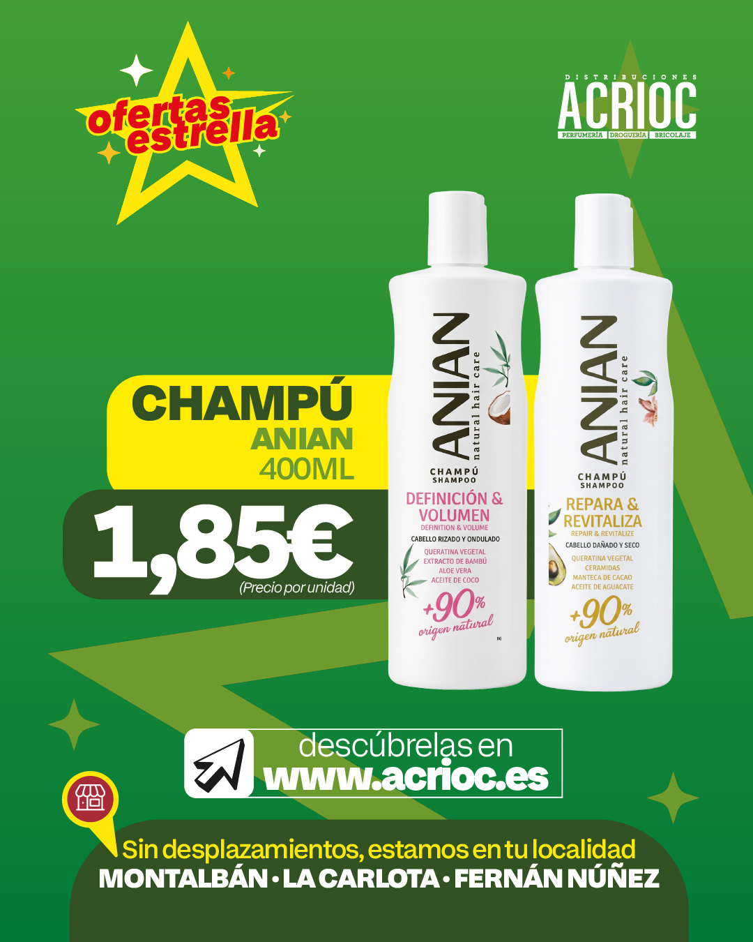 Oferta champú Anian