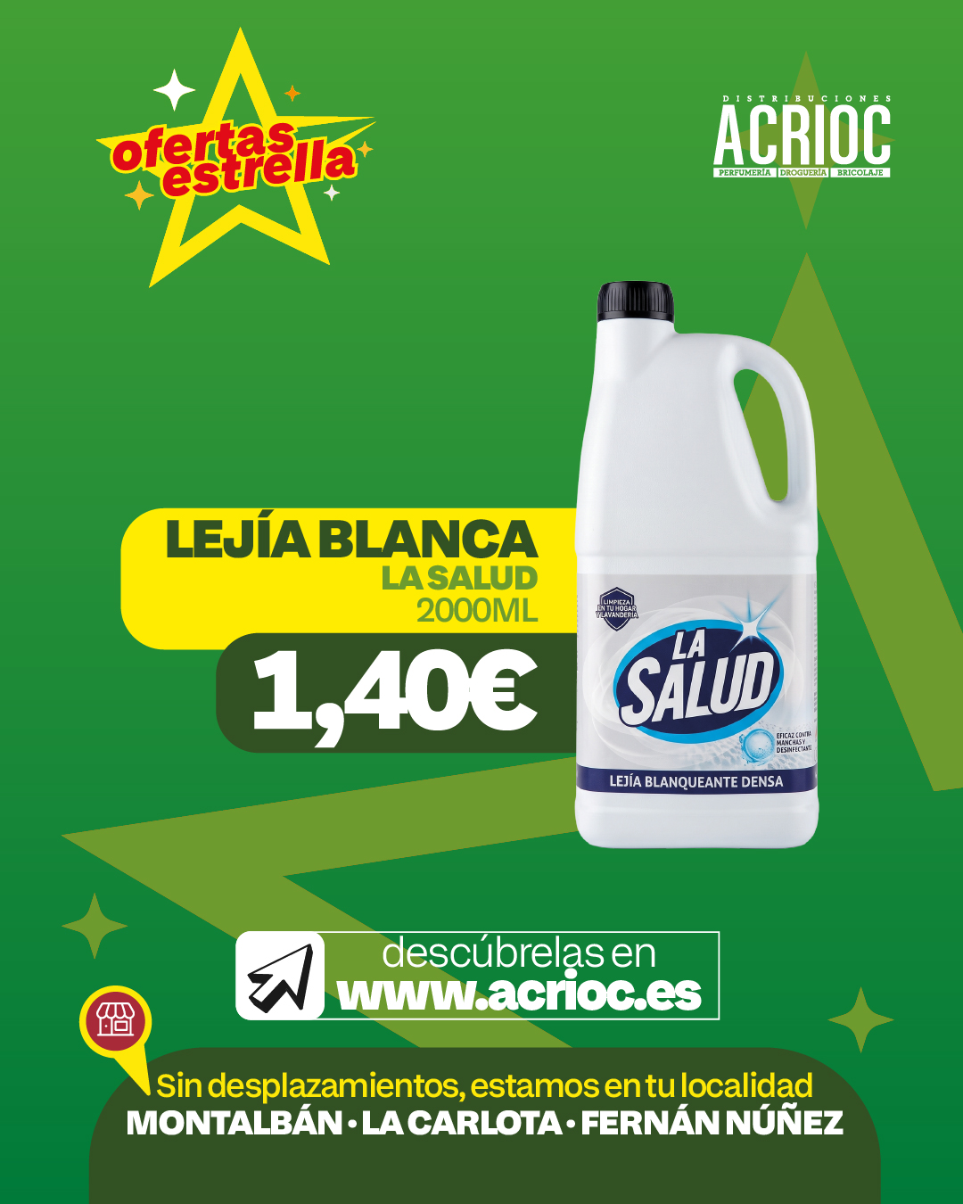 Lejía blanca LA SALUD