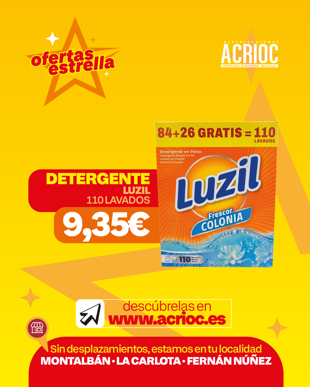 Ofertas estrella en detergentes