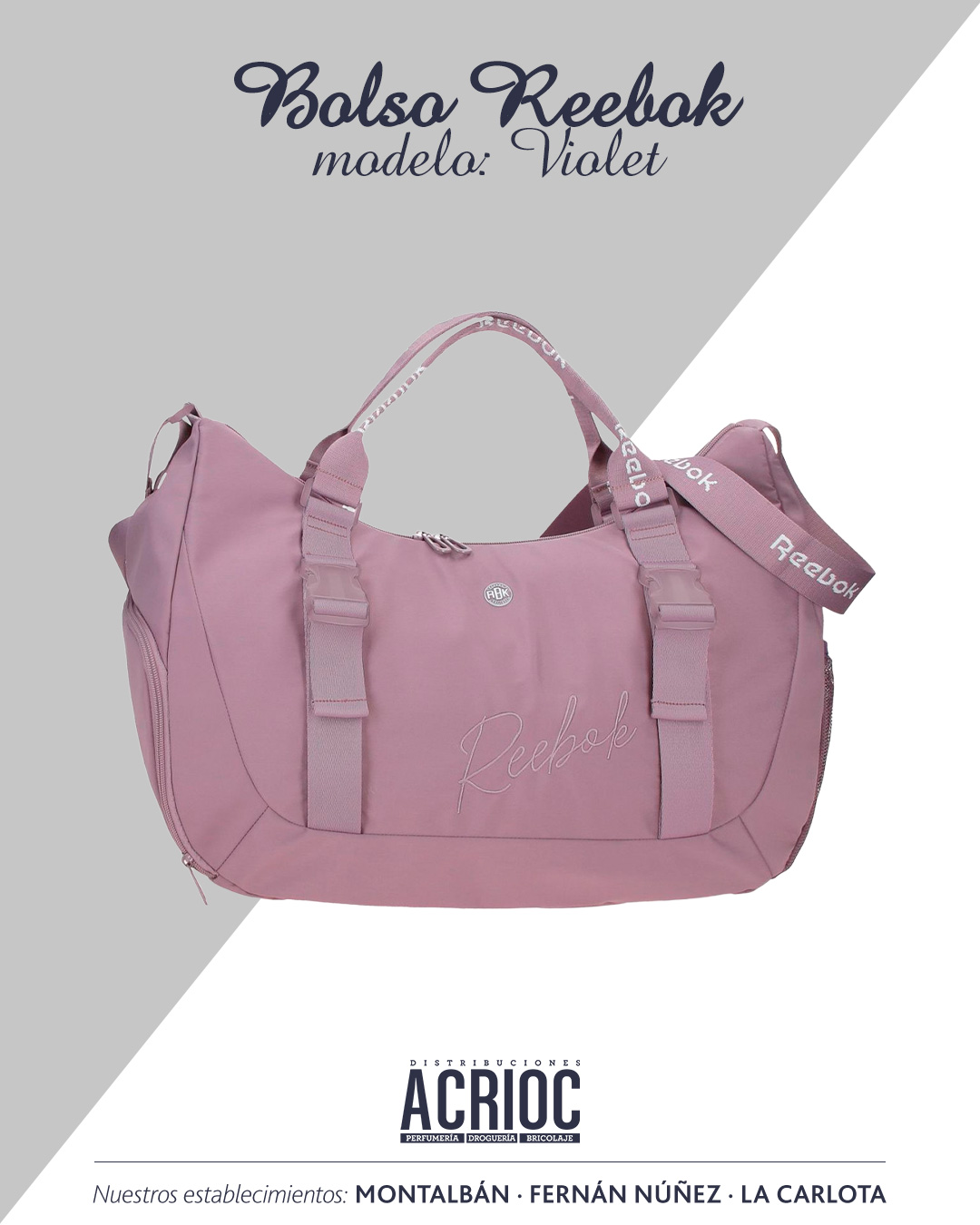 Bolso deportivo · Reebok Violet
