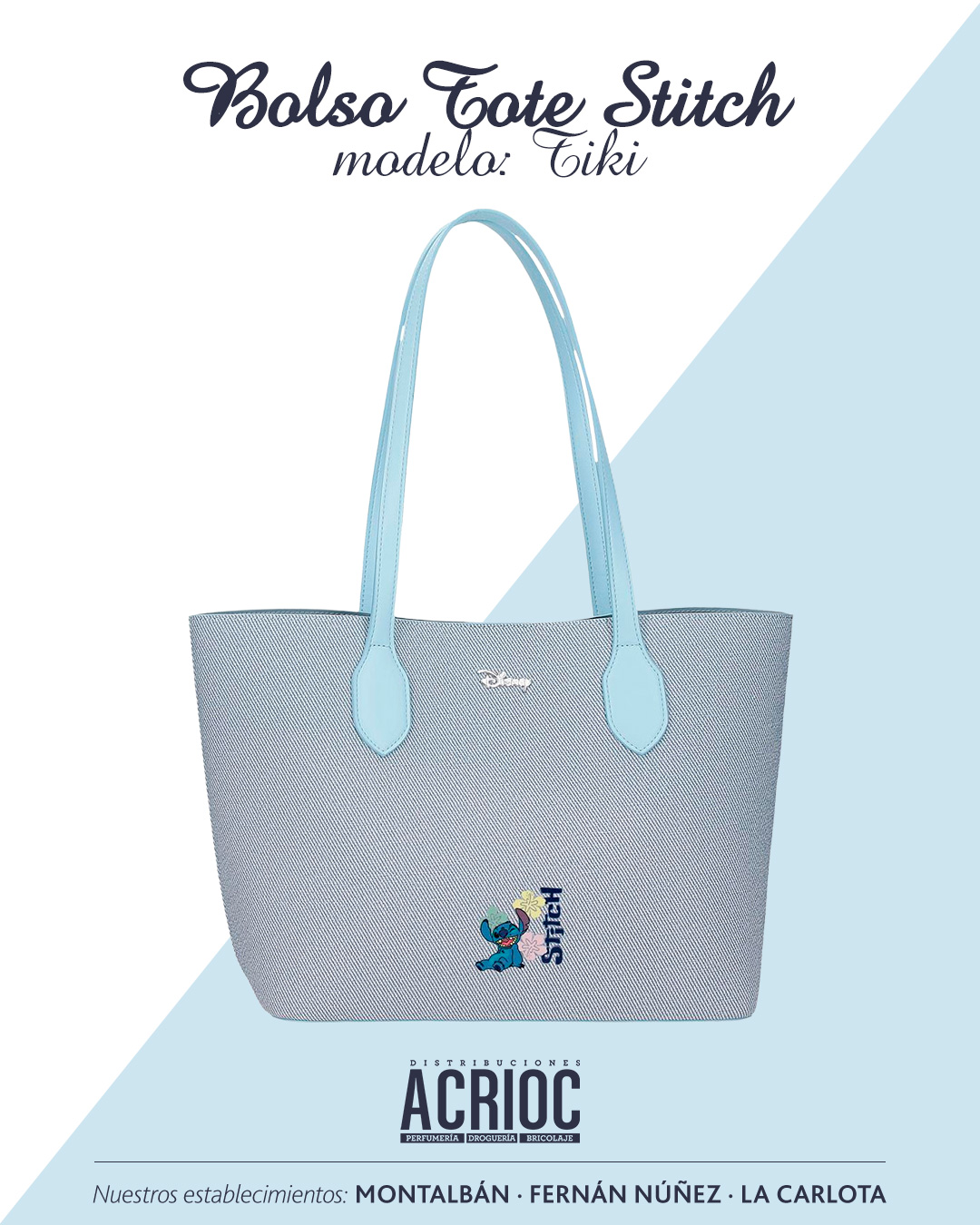 Bolso tote · Stitch Tiki