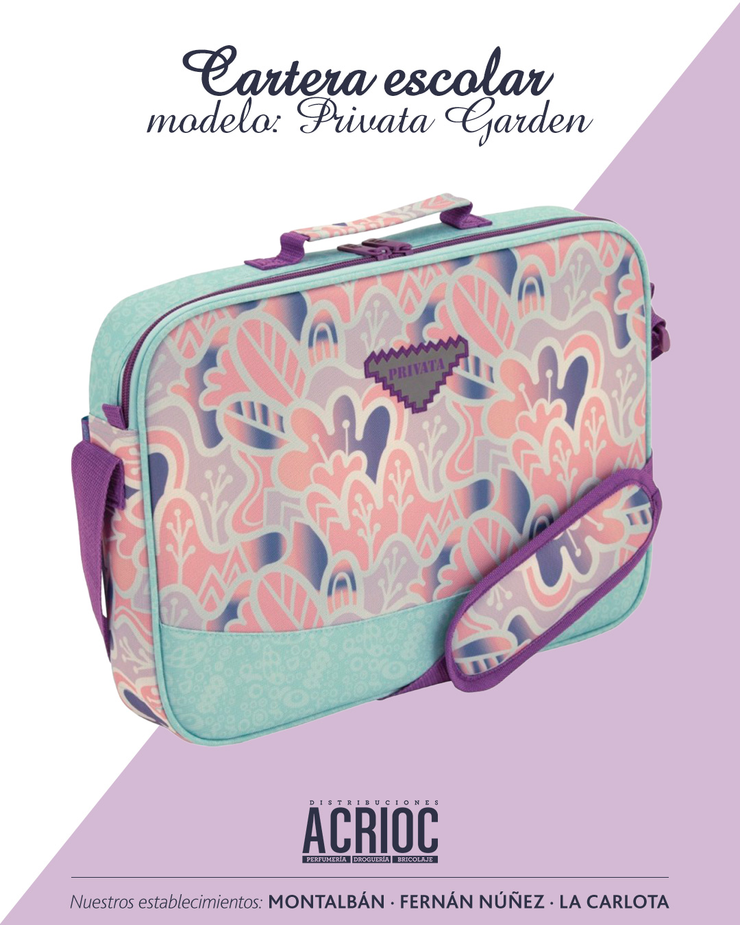 Cartera escolar · Tamden Privata Garden