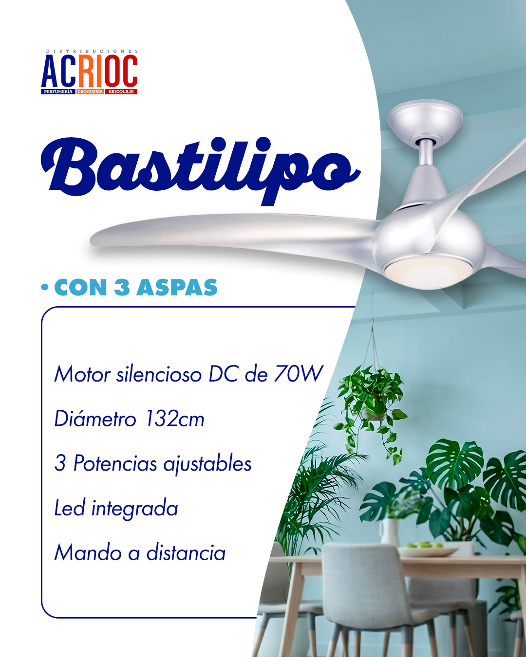 Bastilipo · 3 aspas (70W) Image