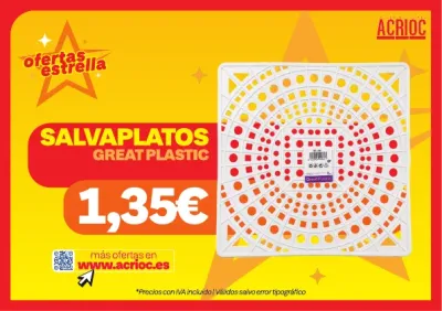 Salvaplatos Great Plastic Cuadrado