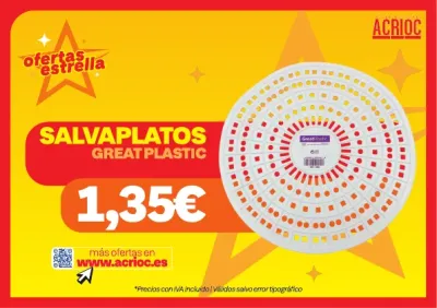 Salvaplatos Great Plastic Redondo
